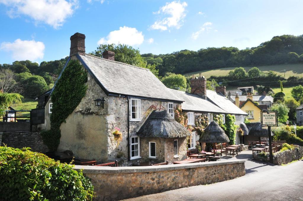 The Masons Arms Hotell Branscombe Exteriör bild